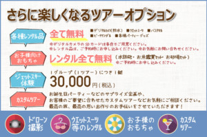 ツアーオプション料金案内